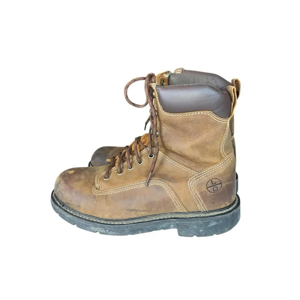 Lincoln‎ Outfitters L8S13 2 sizes Men's 10.5M & 10M Steel Toe Logger Work Boots
